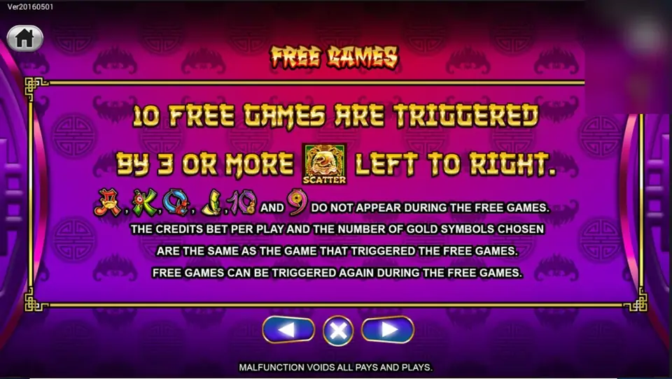 FREE GAMES page on 168 Yi Lu 88: 10 free games from 3 or more scatters left to right, card letters removed during the feature